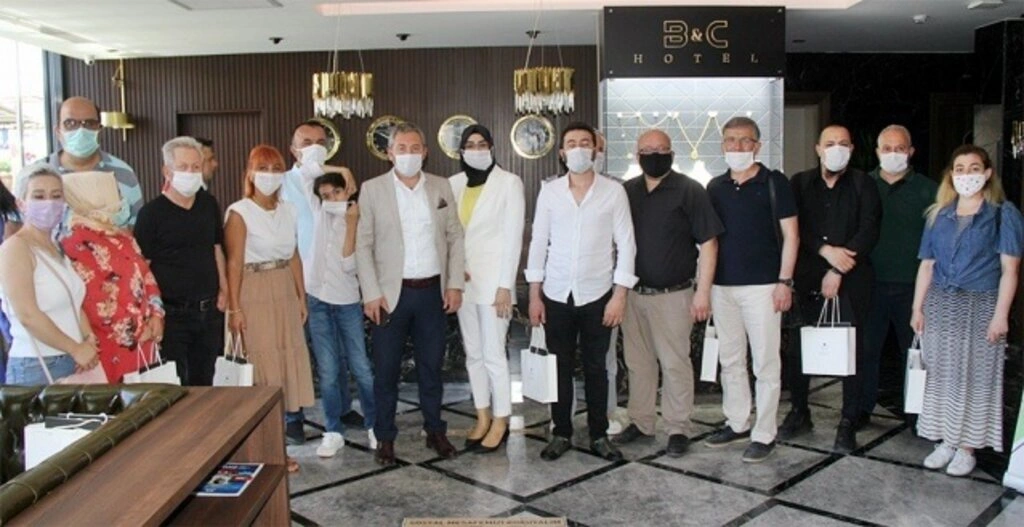 Samsun'un Gözbebeği B&C Hotel de coşkulu kutlama
