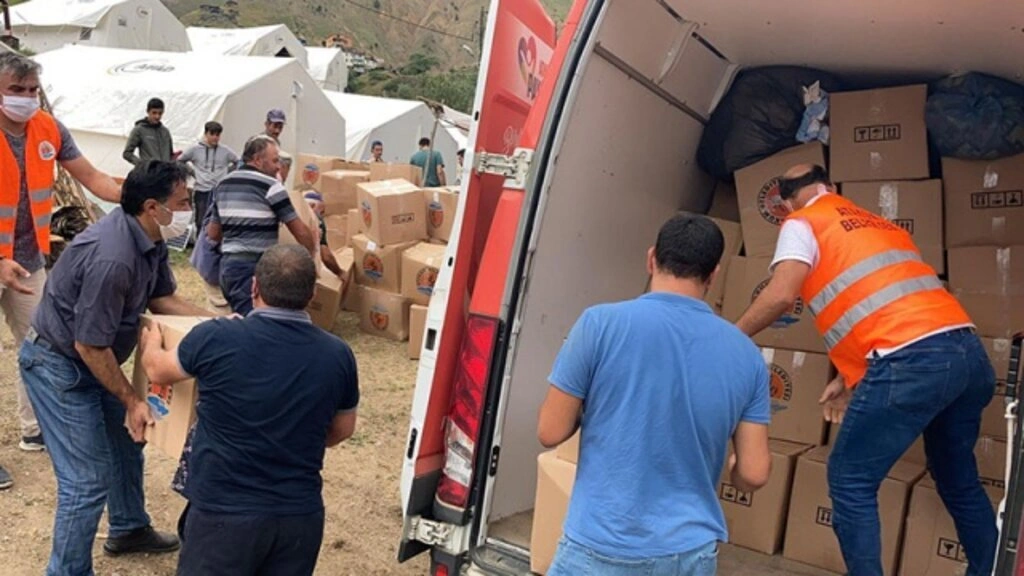 Atakum'dan Yusufeli'ne örnek dayanışma