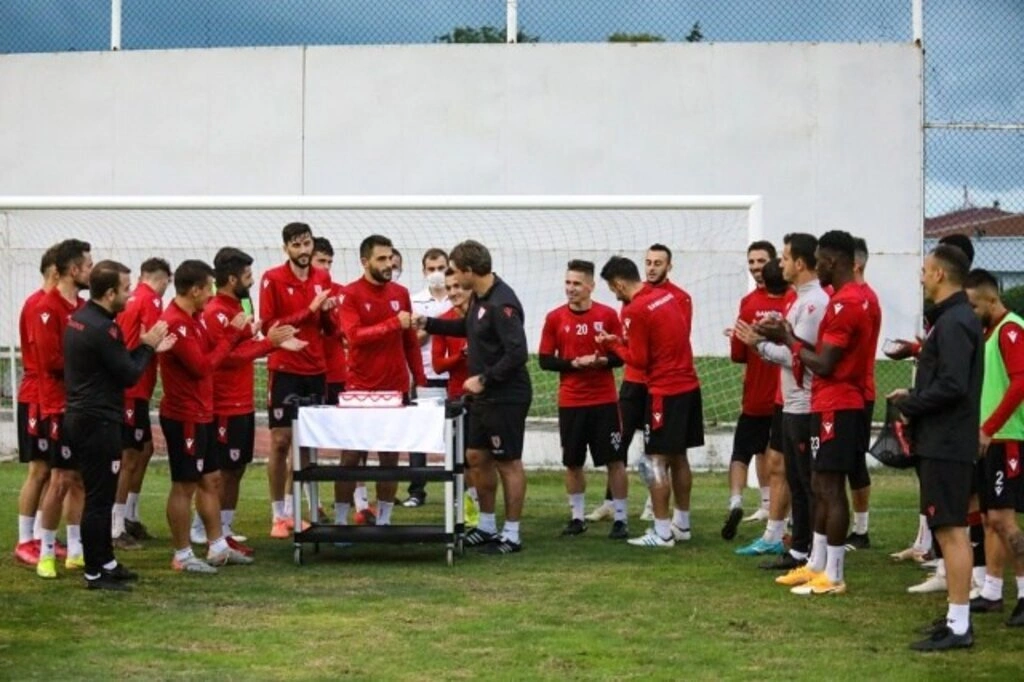 Samsunspor Akhisarspor maçı hazırlıklarını sürdürüyor