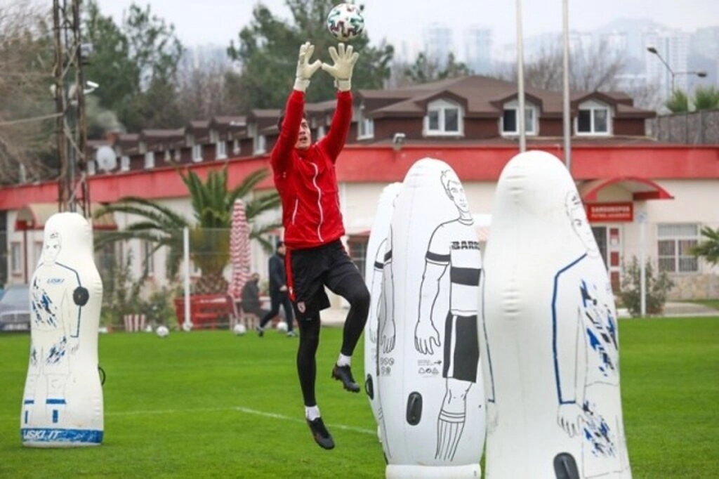 Yılport Samsunspor Şut Çalıştı