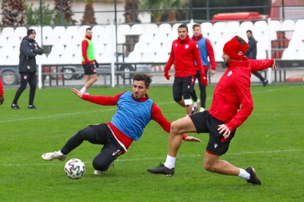 Yılport Samsunspor Şut Çalıştı