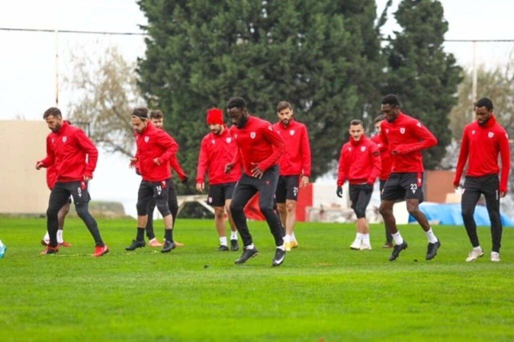 Yılport Samsunspor Şut Çalıştı