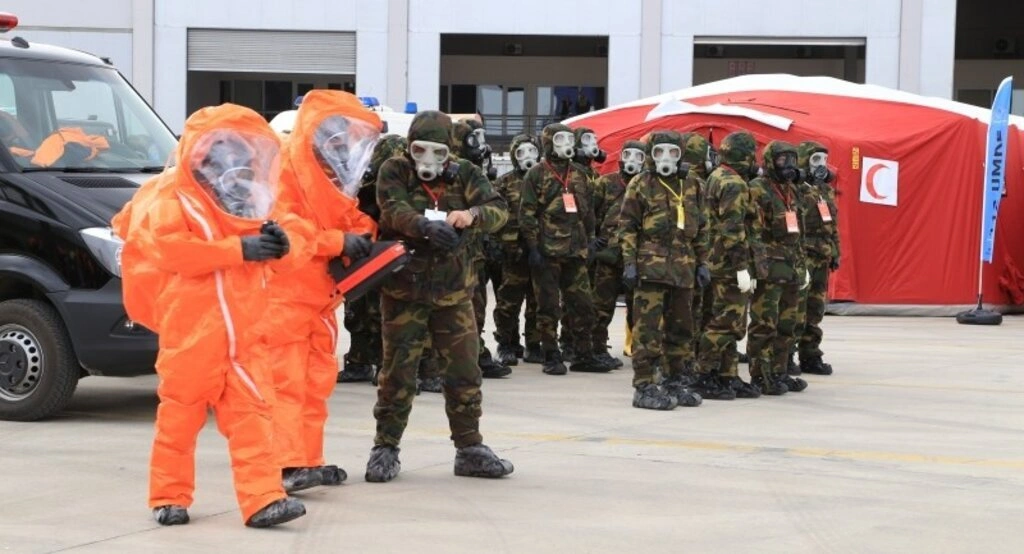 Samsun'da KBRN tatbikatı