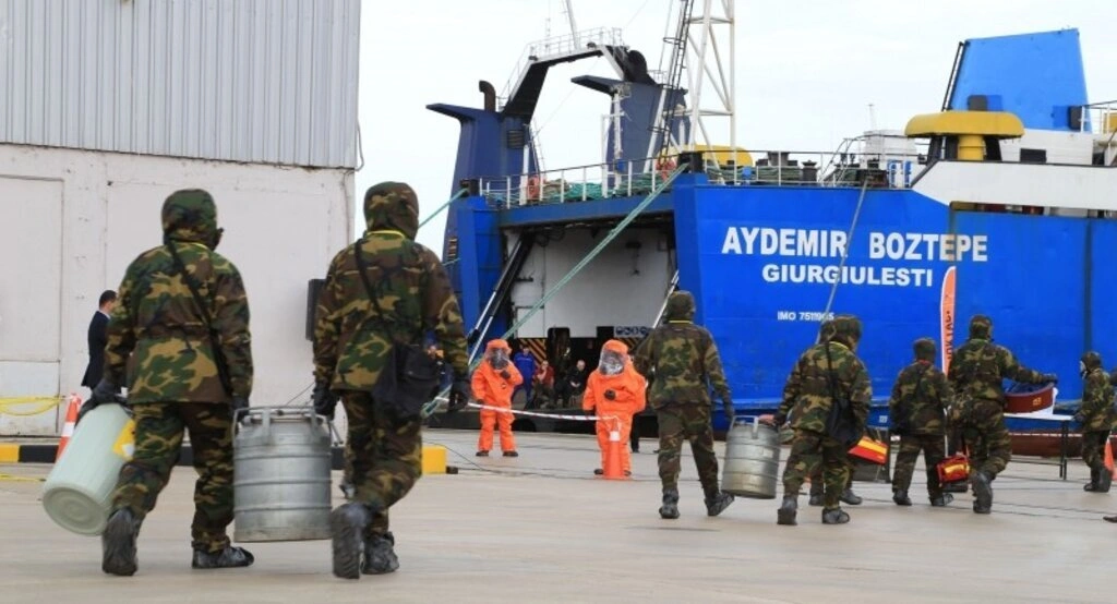 Samsun'da KBRN tatbikatı