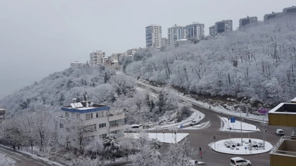 Samsun'dan Kar Manzaraları