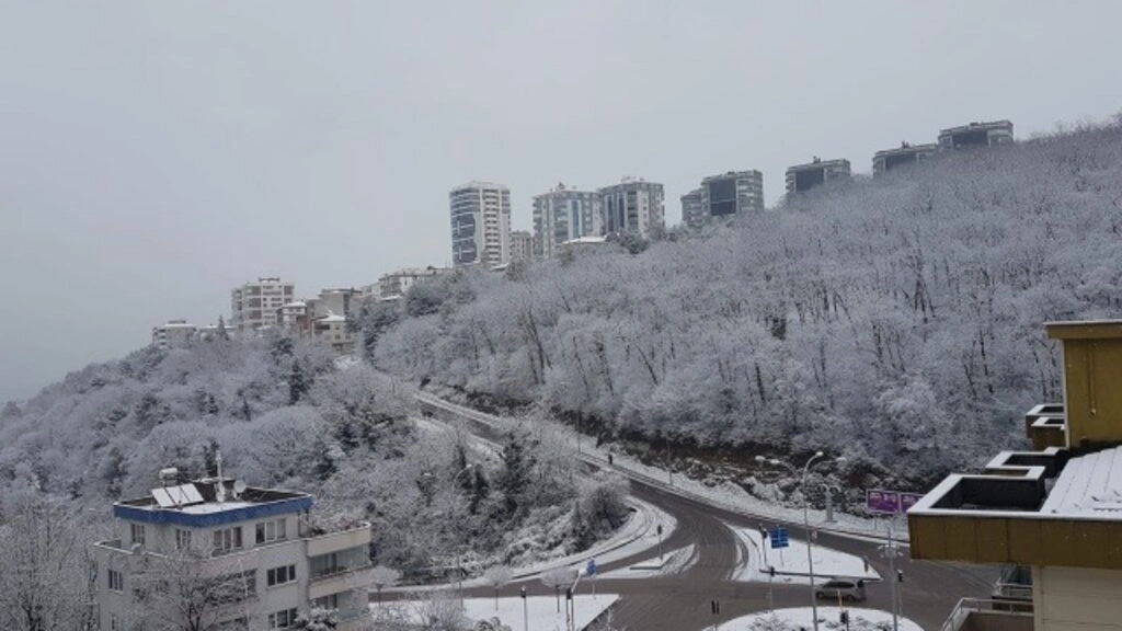 Samsun'dan Kar Manzaraları