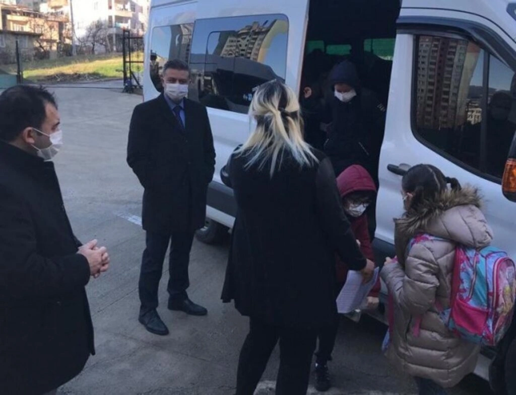 İlkadım’da Okul Servislerinde Tematik Denetim Yapıldı