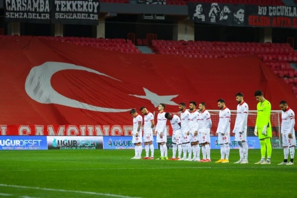 Samsunspor Giresunspor maçı ilk yarı fotoğrafları