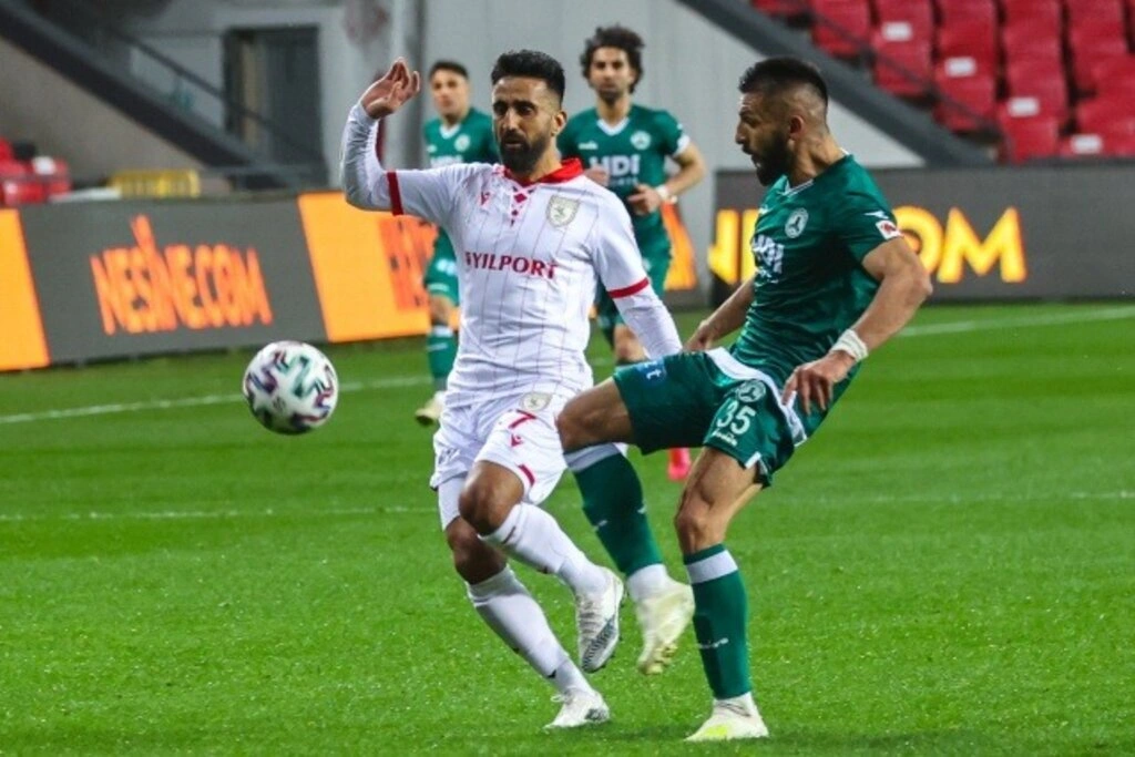 Samsunspor Giresunspor maçı ilk yarı fotoğrafları
