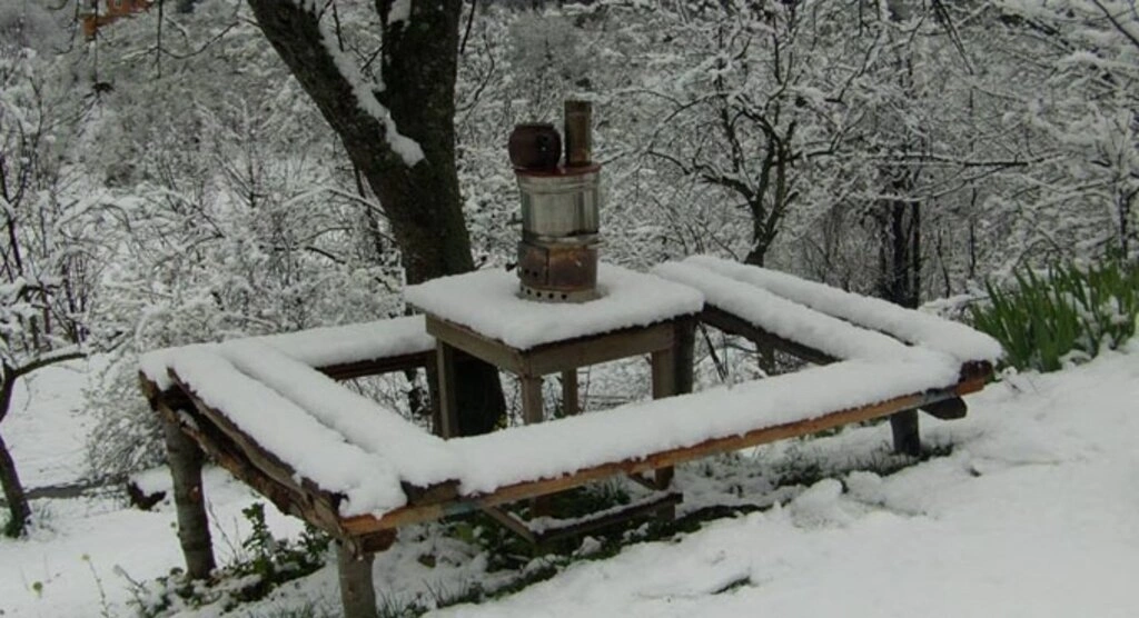 Samsun'a Nisan ayında kar yağdı