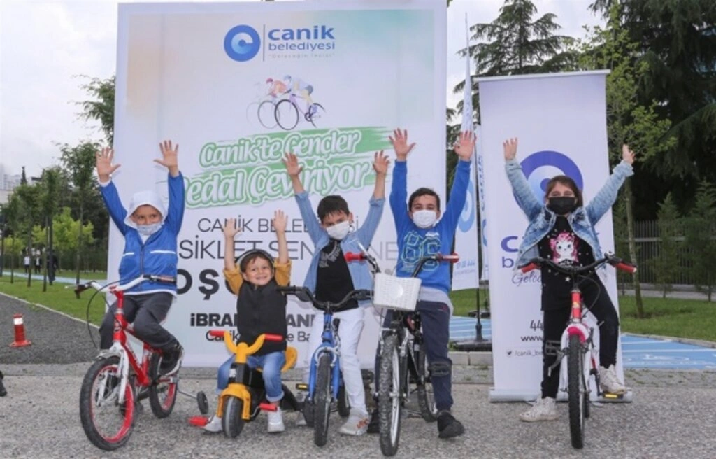 Canik'te Bisiklet Şenliği'ne büyük ilgi