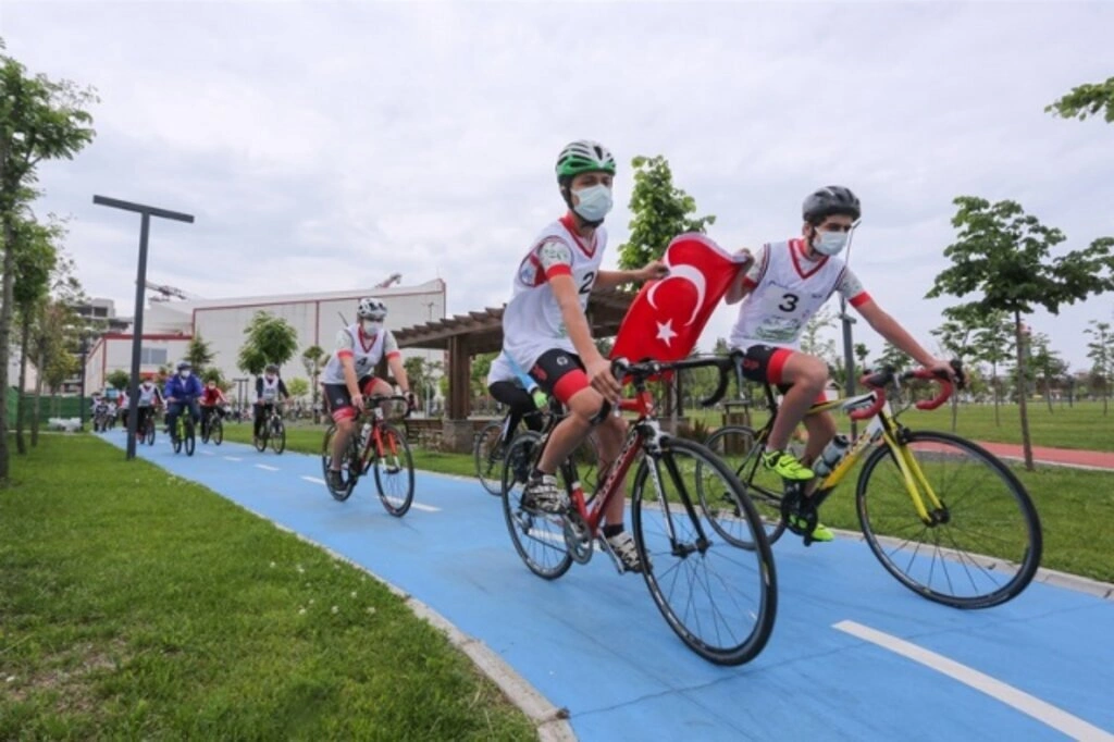 Canik'te Bisiklet Şenliği'ne büyük ilgi