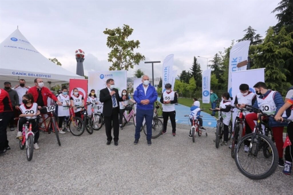 Canik'te Bisiklet Şenliği'ne büyük ilgi