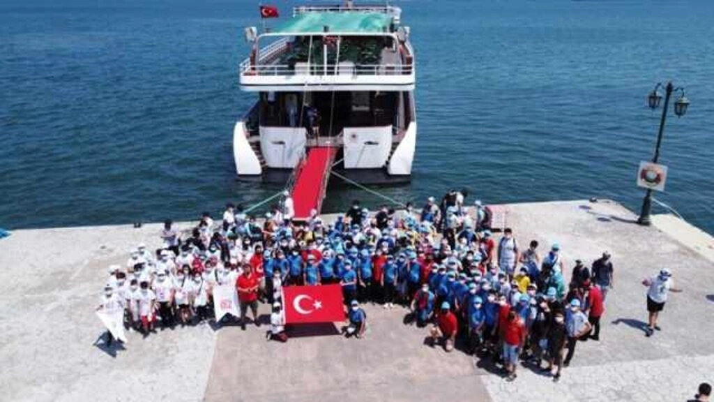Biz Anadoluyuz projesi kapsamında Sinoplu öğrenciler Samsun'u gezdi