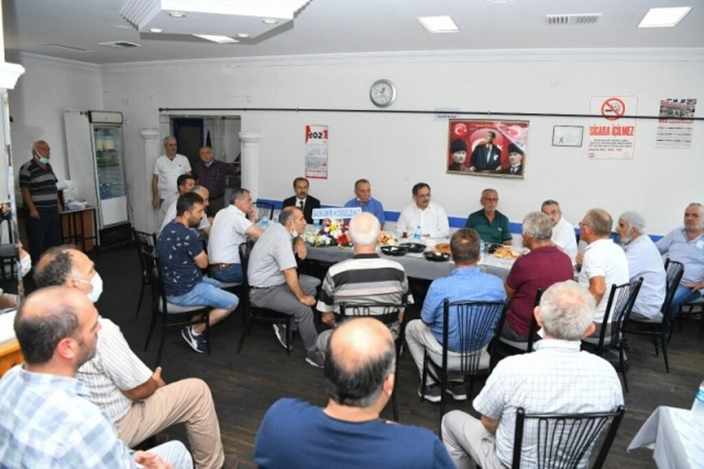 Başkan Demir 1 Nolu Dolmuş Hattı şoförleri ile bir araya geldi