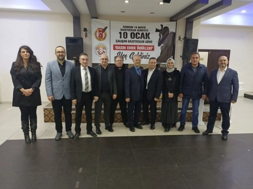 Samsun Basın Emek Ödülleri sahiplerini buldu