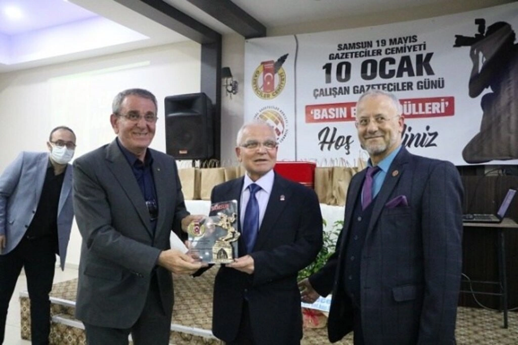 Samsun Basın Emek Ödülleri sahiplerini buldu