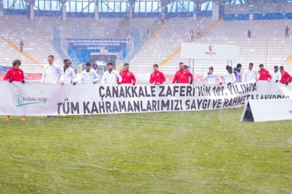 Erzurumspor Samsunspor maçı fotoğrafları