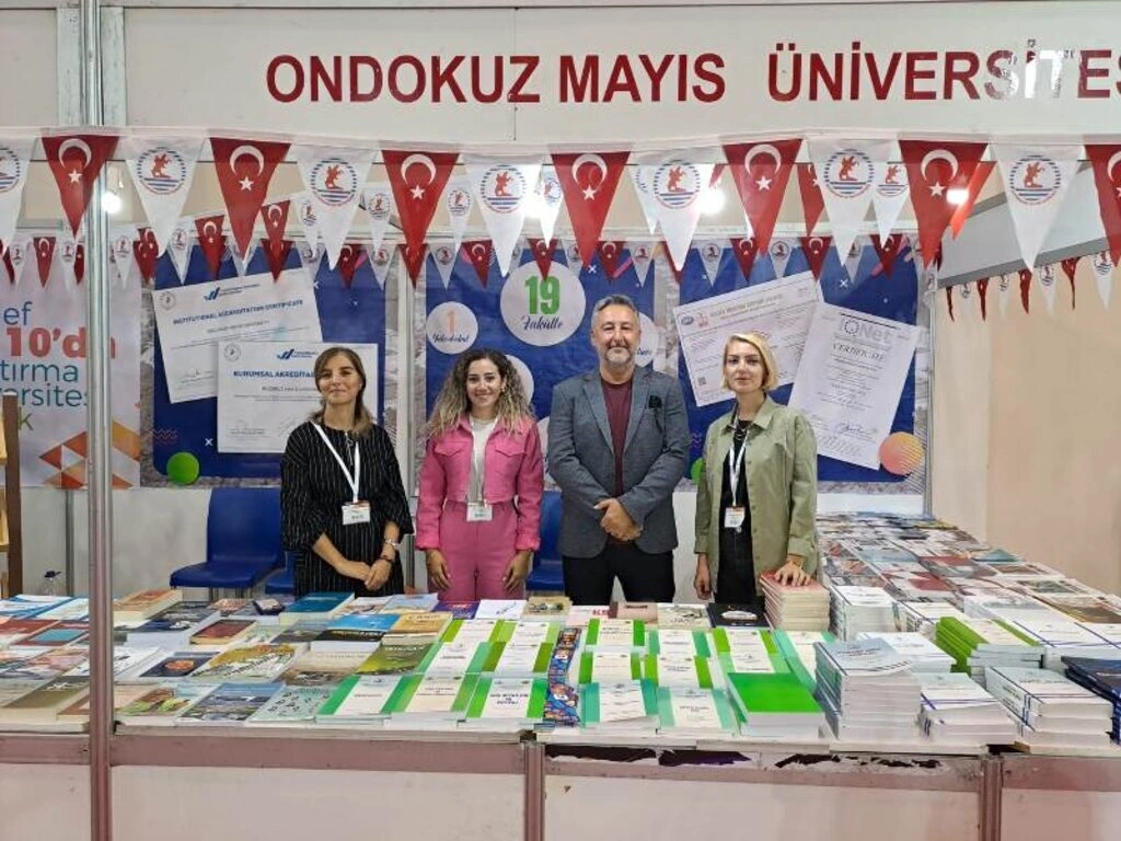 Karadeniz 7. Kitap Fuarı’nda OMÜ standına yoğun ilgi