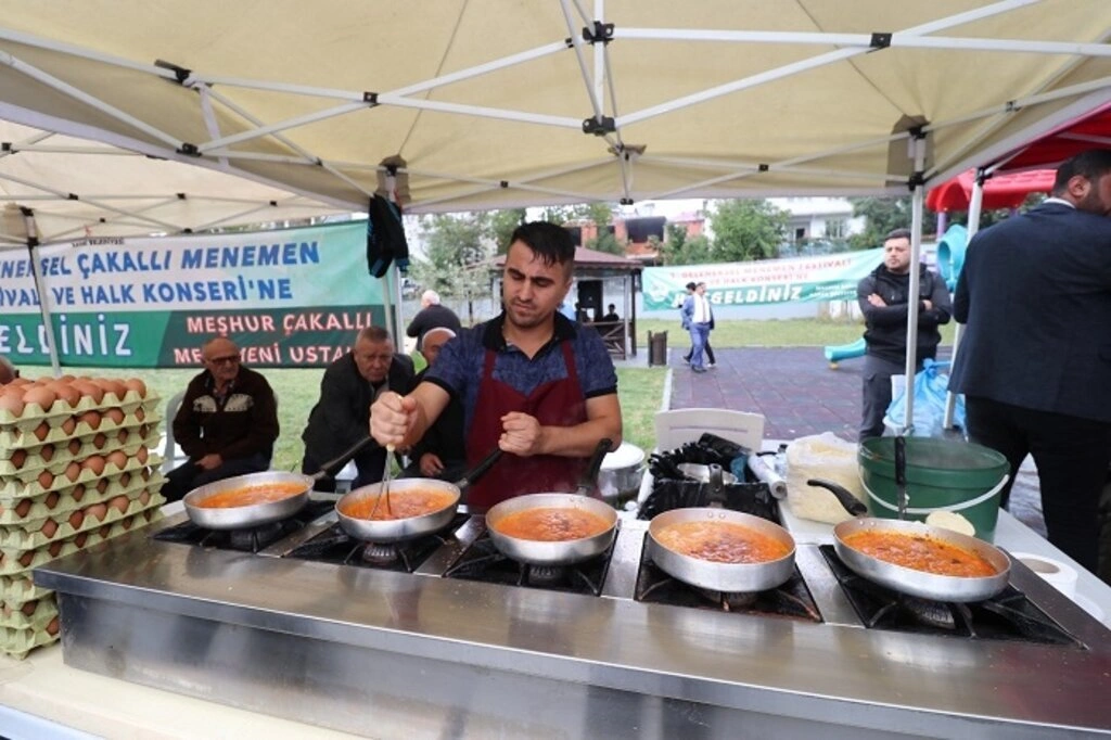 Kavak'ta Menemen Festivali coşkusu