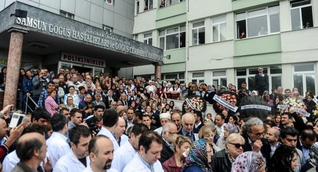 Şehit edilen doktor son yolculuğuna uğurlandı