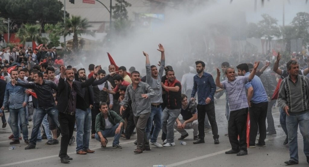 HDP'nin Samsun mitinginde gerginlik