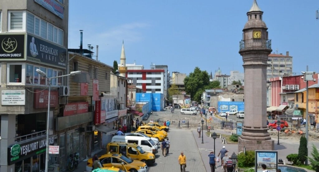 Samsun Tarihi Saathane kazı çalışmaları devam ediyor