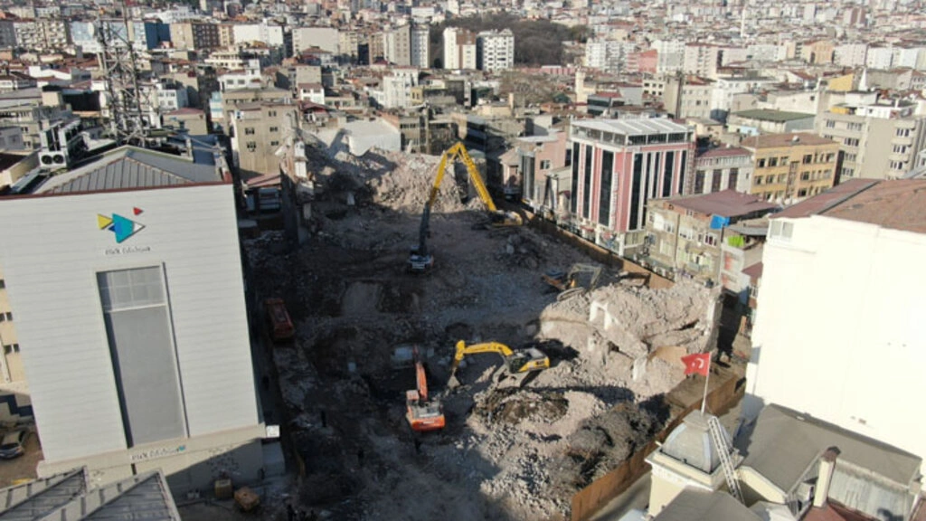 Anakent İş Merkezi'nde yıkım tamamlanıyor! Samsun Haber