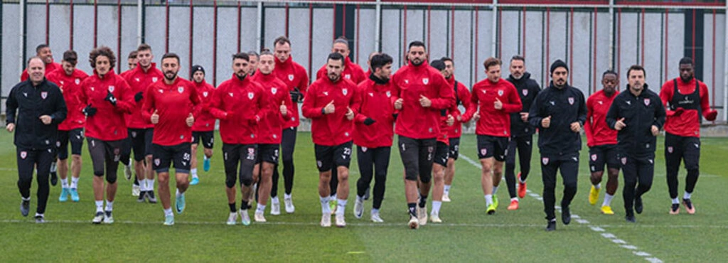 Samsunspor Erzurumspor maçı hazırlıklarına başladı