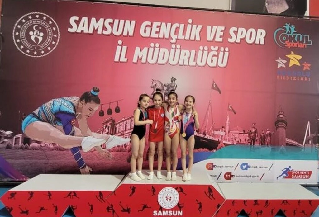 Trampolin Cimnastik İl Birinciliği tamamlandı! Samsun Trampolin Cimnastik