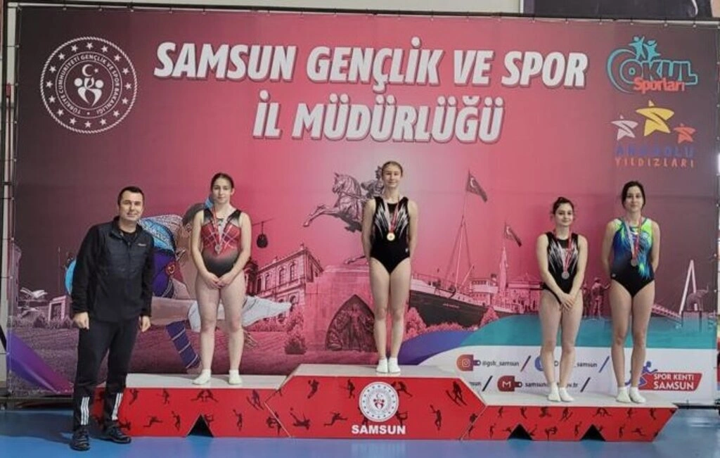 Trampolin Cimnastik İl Birinciliği tamamlandı! Samsun Trampolin Cimnastik