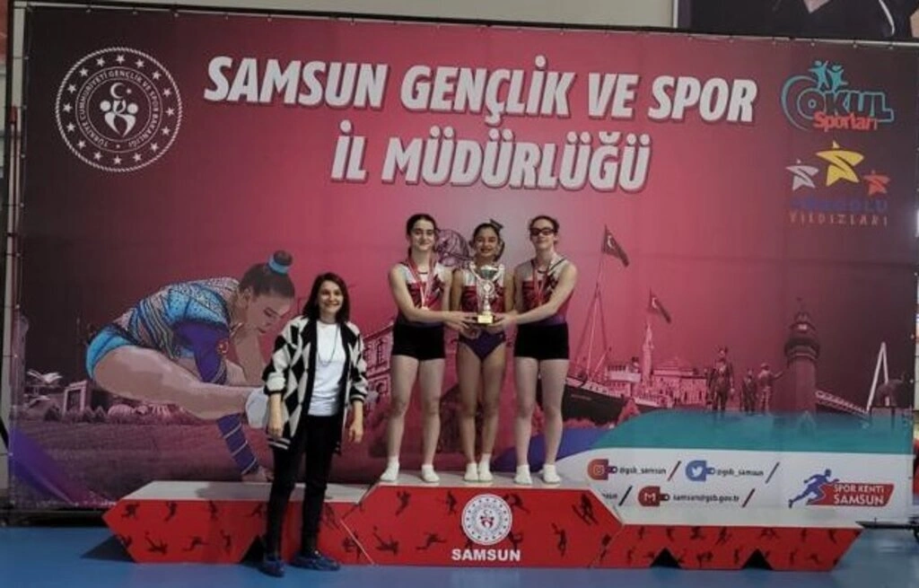 Trampolin Cimnastik İl Birinciliği tamamlandı! Samsun Trampolin Cimnastik