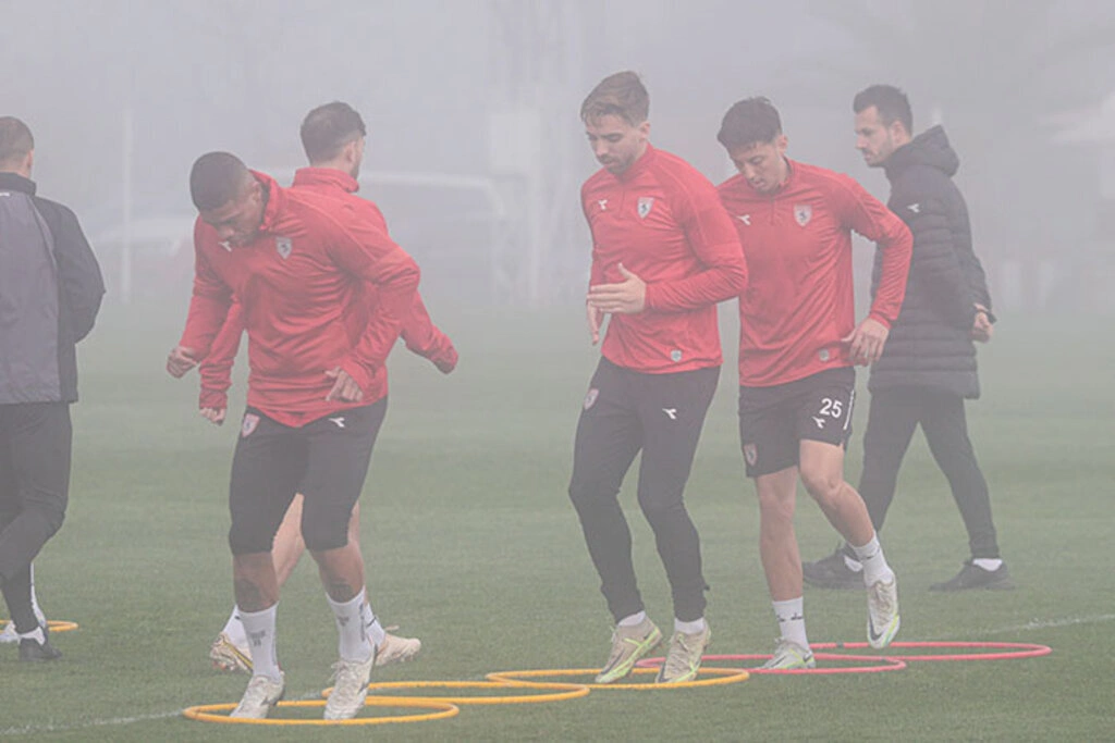 Samsunspor Boluspor maçı hazırlıklarını sürdürüyor