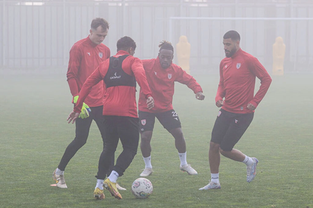 Samsunspor Boluspor maçı hazırlıklarını sürdürüyor