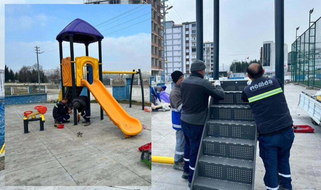 Canik Belediyesi'nden Atatürk Mahallesi'ne yeni park
