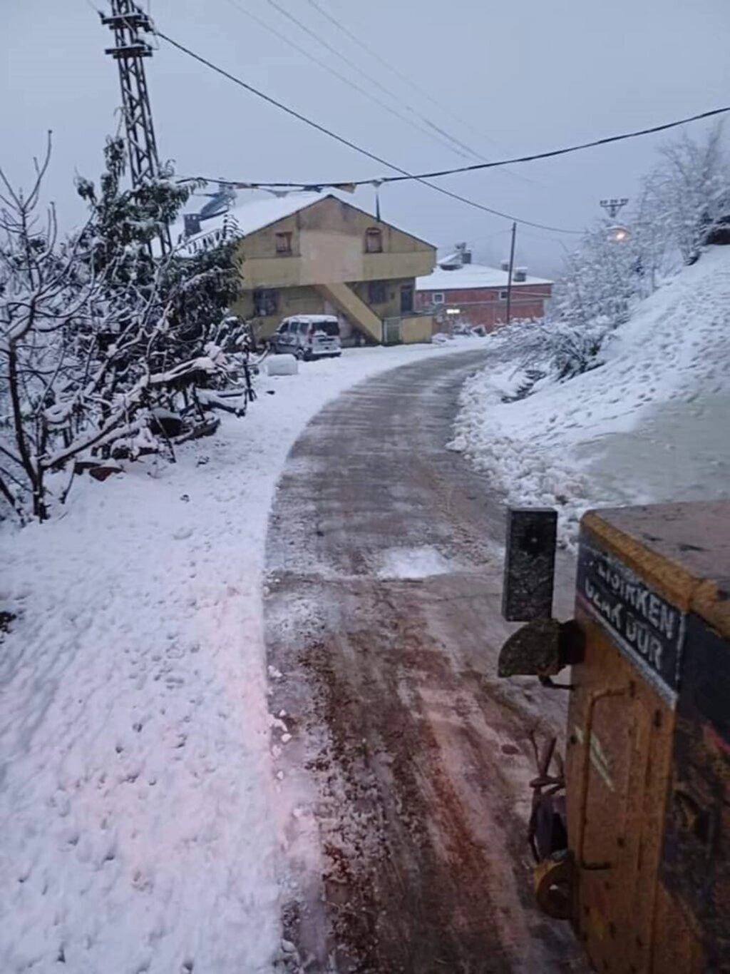 Samsun'da 70 cm Kar, Köpek Karın İçinde Kayboldu! Samsun'dan Kar Manzaraları