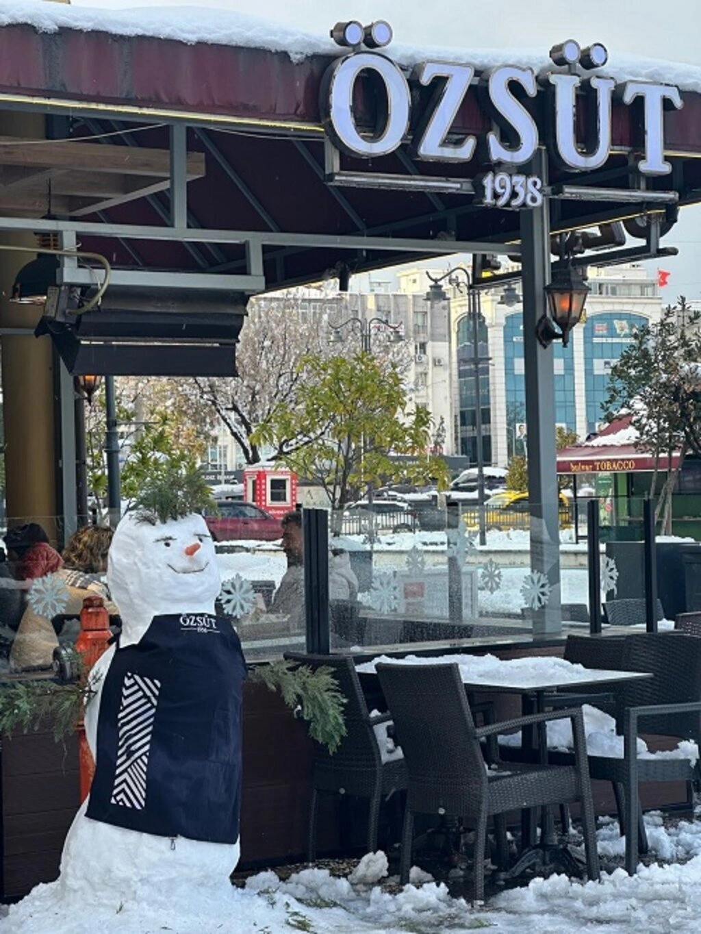 Samsun'da Kar Sanata Dönüştü: Birbirinden İlginç Kardan Adamlar