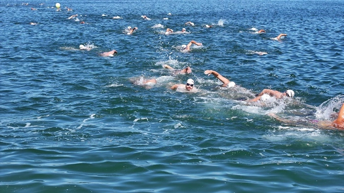 Terme Açık Su Yüzme Yarışması Fotoğrafları