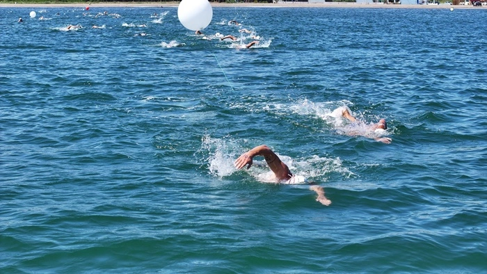 Terme Açık Su Yüzme Yarışması Fotoğrafları