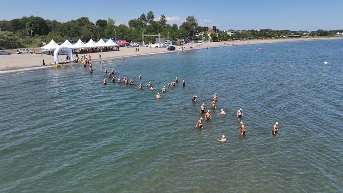 Terme Açık Su Yüzme Yarışması Fotoğrafları