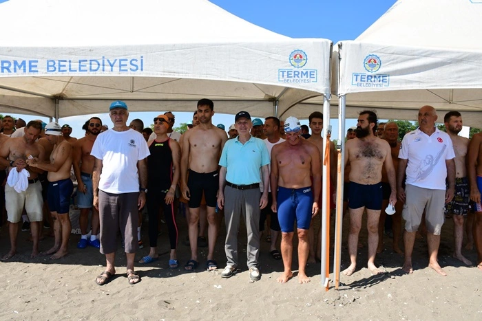 Terme Açık Su Yüzme Yarışması Fotoğrafları