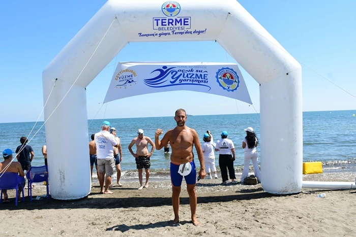 Terme Açık Su Yüzme Yarışması Fotoğrafları