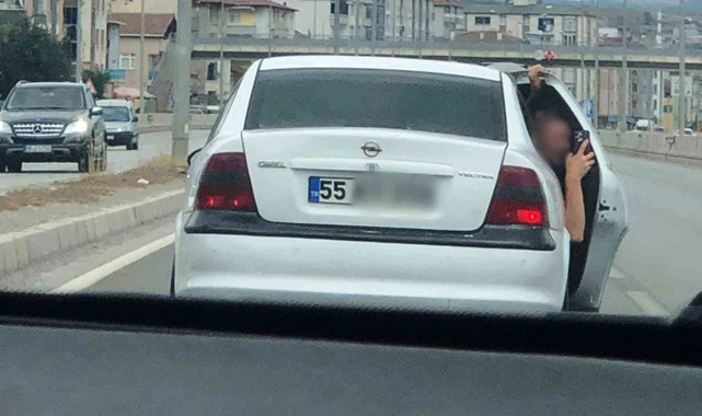 Samsun'da kapıyı açıp video çektiler, cezasız kalmadı!
