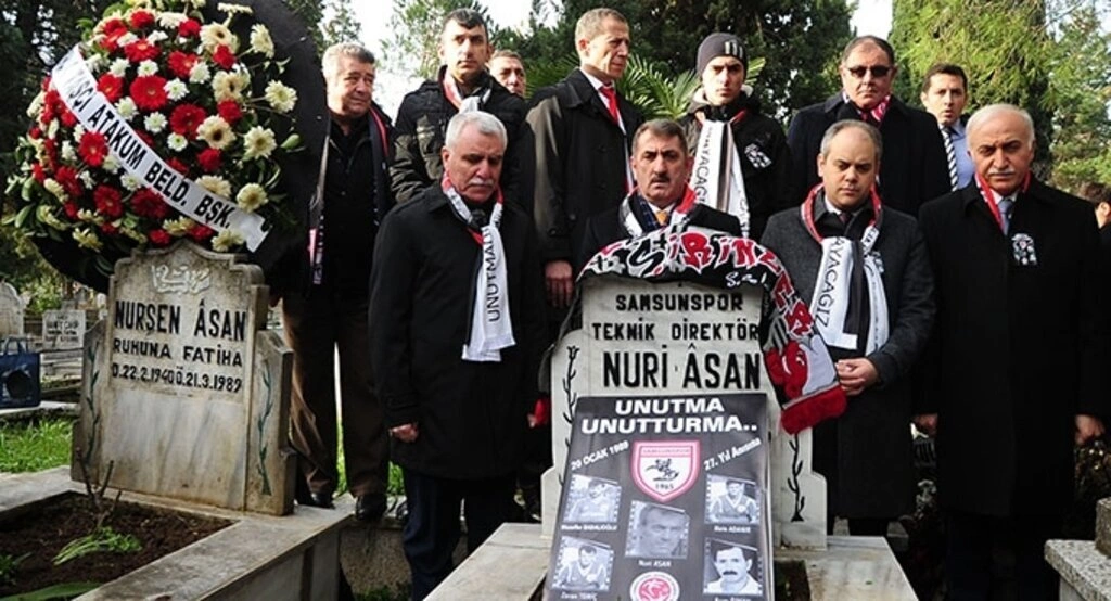 Samsunspor 20 Ocak futbol şehitleri böyle anıldı
