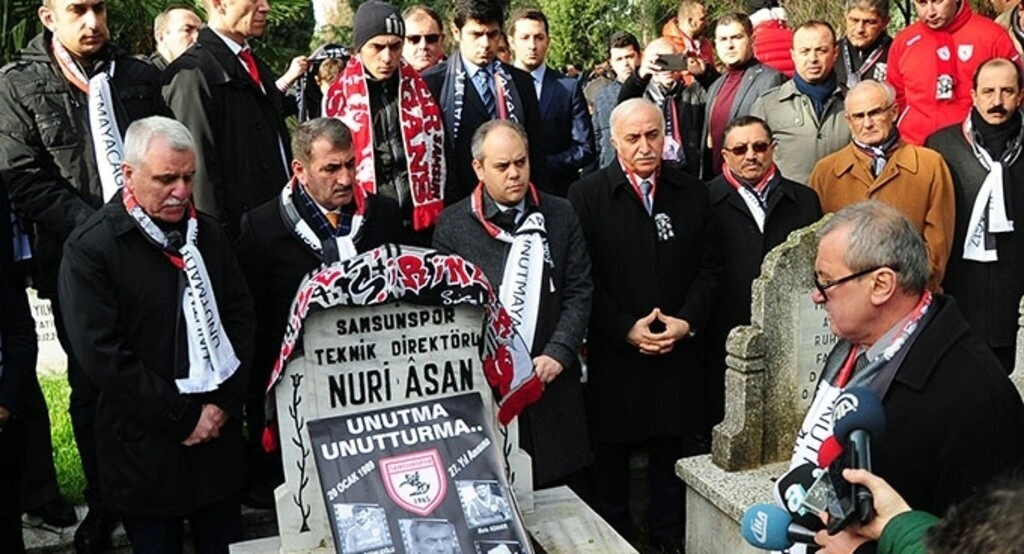 Samsunspor 20 Ocak futbol şehitleri böyle anıldı