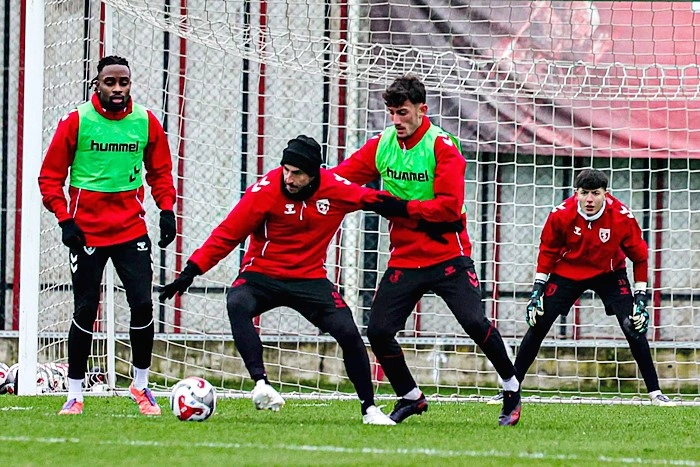 Samsunspor Fenerbahçe süper kupa yarı finali maçının hazırlıklarına devam ediyor