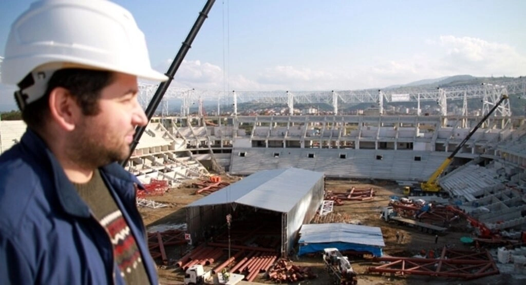 Samsun 19 Mayıs Stadyumu inşaatı çalışmaları devam ediyor