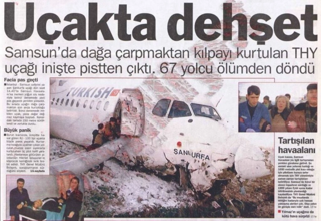 Samsun Havalimanı ve Samsun Çarşamba Havalimanı tarihi!