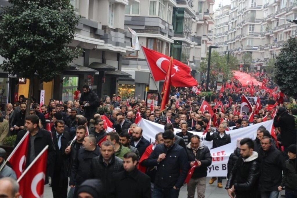 Teröre karşı Samsun tek yürek oldu