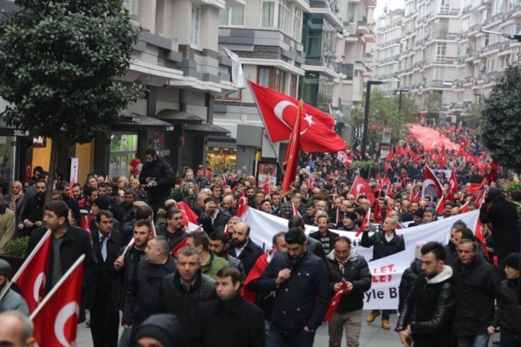 Teröre karşı Samsun tek yürek oldu